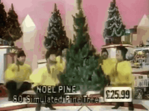 a noel pine 80 simulated pine tree is being sold for 25.99
