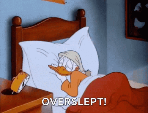 Donald Duck Scared GIF - Donald Duck Scared Wake Up GIFs