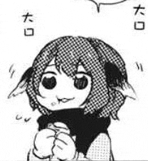 a black and white drawing of a girl with a scarf on her neck .