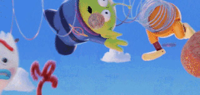 a painting of a toy story character named woody