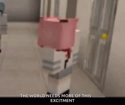 Excitement What The World Needs GIF - Excitement What The World Needs Roblox GIFs