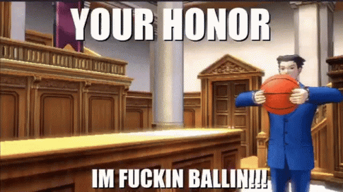 Ace Attorney Pass The Ball GIF - Ace Attorney Pass The Ball Your Honor GIFs