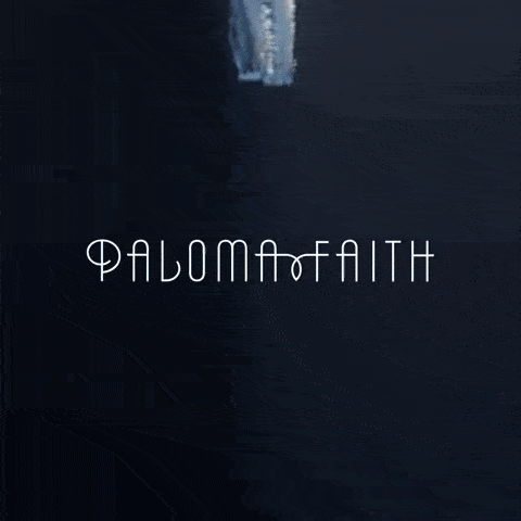 a poster for paloma faith shows a whale in the ocean