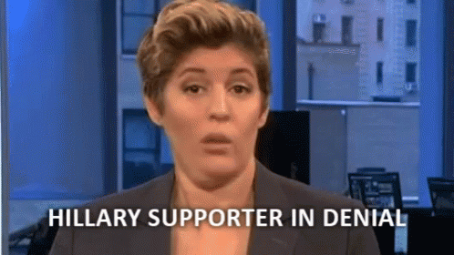 Hilary Supporter In Denial GIF - Hilary Supporter In Denial No GIFs