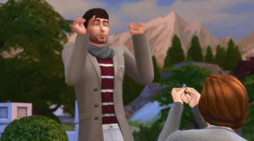 Proposal The Sims GIF - Proposal The Sims Valentine GIFs