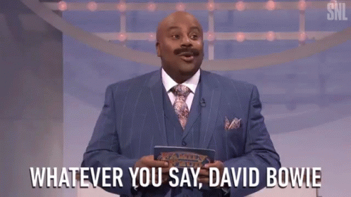 Whatever You Say David Bowie Whatever GIF - Whatever You Say David Bowie Whatever David Bowie GIFs