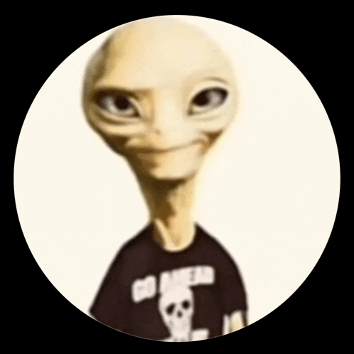 a cartoon character wearing a go ahead t-shirt