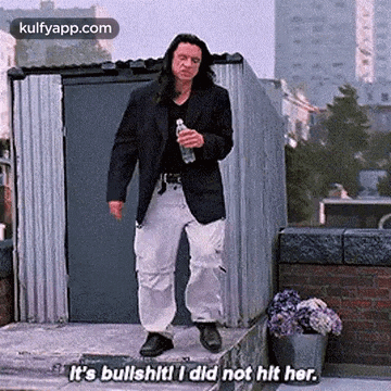 It'S Bullshit! I Did Not Hit Her..Gif GIF