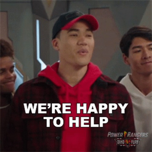 Were Happy To Help Zayto GIF - Were Happy To Help Zayto Power Rangers Dino Fury GIFs
