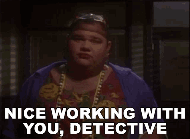 Nice Working With You Detective Paul Schrier GIF - Nice Working With You Detective Paul Schrier Farkas Bulkmeier GIFs