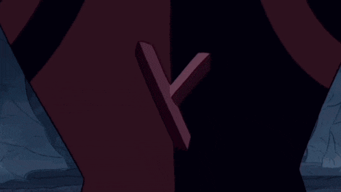two cartoon characters are standing next to each other and one has a pink shirt with a star on it