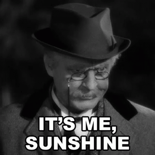 Its Me Sunshine John Barrymore GIF - Its Me Sunshine John Barrymore The Invisible Woman GIFs