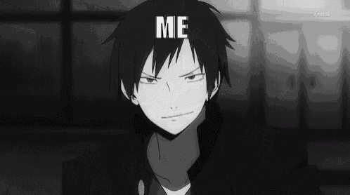 a black and white drawing of a boy with the words `` me '' on his face .