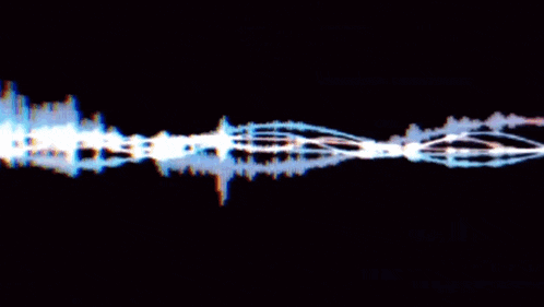 a blurred image of a storm trooper with a light coming out of his mouth