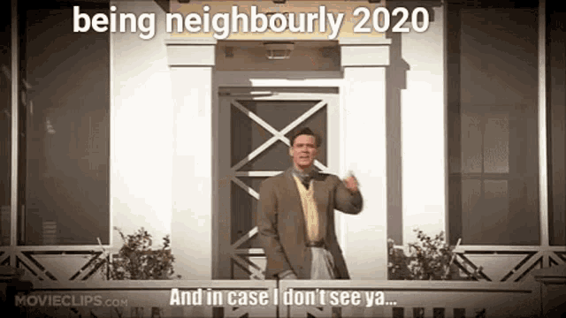 Being Neighbourly Laugh GIF - Being Neighbourly Laugh In Case I Dont See You GIFs