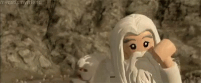 Lego Gandalf GIF - Lego Gandalf Yes GIFs