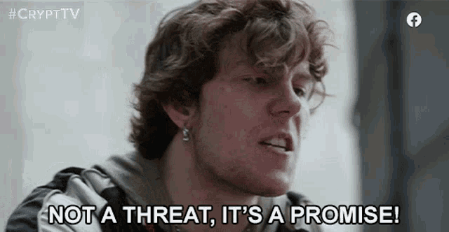 Not A Threat Its A Promise GIF - Not A Threat Its A Promise Threat GIFs