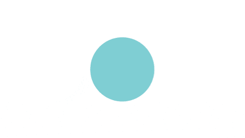 a blue circle with the word hold written inside of it
