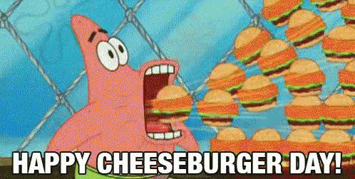 Happy Cheeseburger Day! GIF
