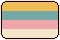 a pixel art illustration of a rainbow flag with a yellow , pink , blue , and white stripe .
