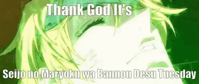 Seijo Seijo No Maryoku Wa Bannou Desu GIF
