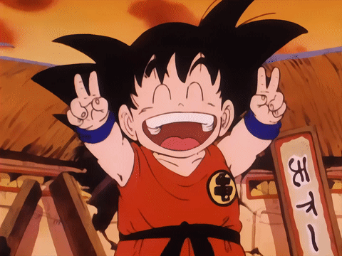 Kid Goku Peace GIF - Kid Goku Peace Dragon Ball GIFs