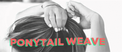 Ponytail Hair Ponytail GIF - Ponytail Hair Ponytail Weave Hair GIFs