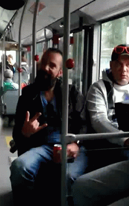 Jh Rock On GIF - Jh Rock On On The Train GIFs
