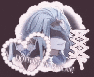 a picture of a person with the words " dottore de rakan " written on it