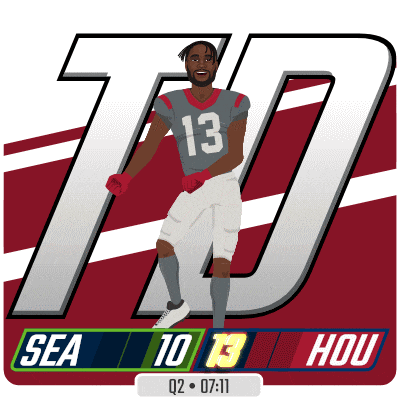 an illustration of a football player with the number 13