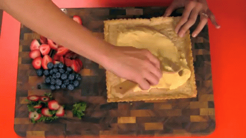 Fruit Tart Prep GIF - Fruit Tart Dessert GIFs