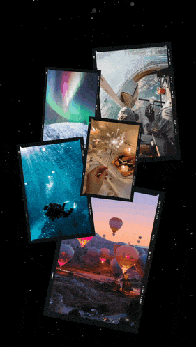 a collage of photos with one that says ' aurora ' on it