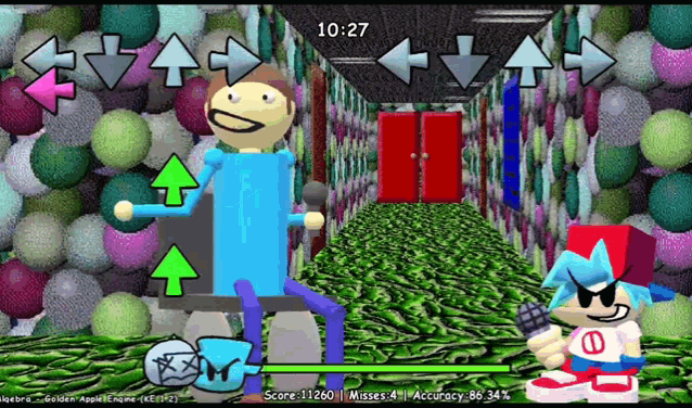 a screenshot of a video game with a score of 11260