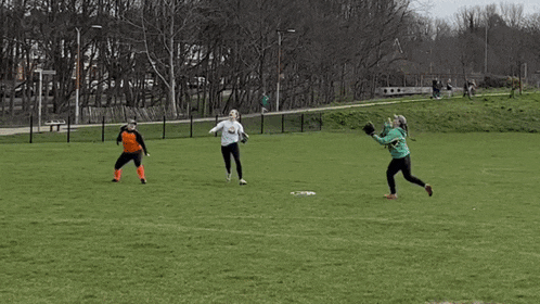 a group of girls playing soccer with the words where ball written below them