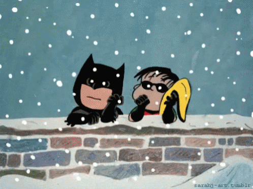 Batman Snow GIF - Batman Snow Watching GIFs