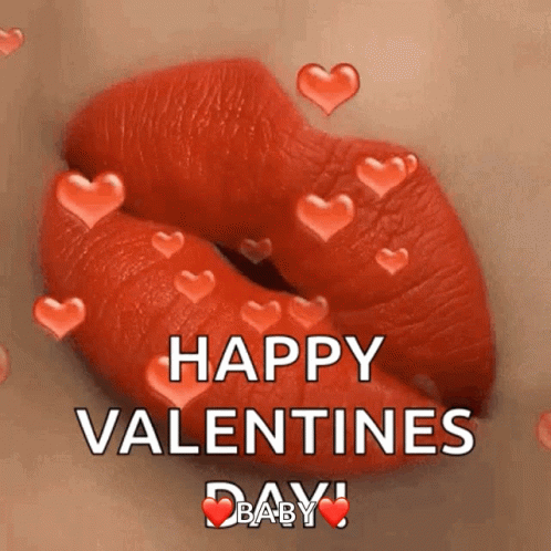 Happy Valentines Day Kiss GIF - Happy Valentines Day Kiss Lips GIFs