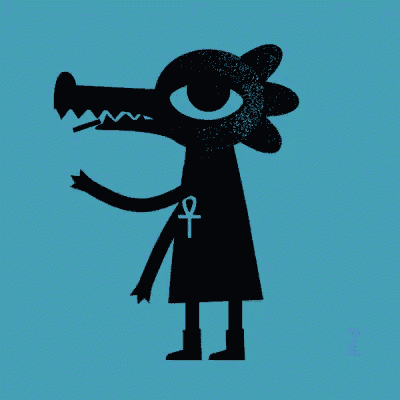 a silhouette of a person with a cross on their chest and the number 2 below