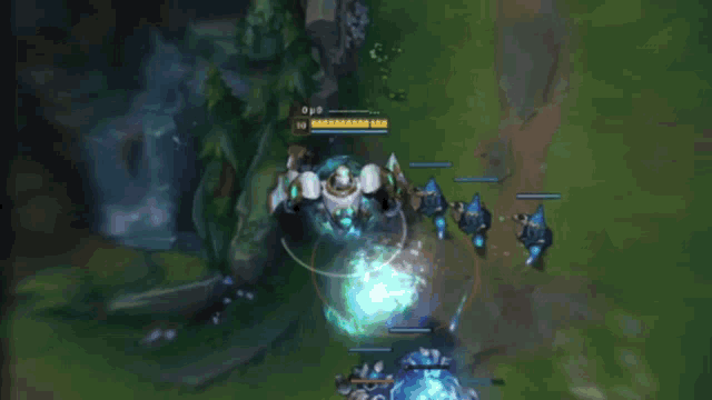 a group of players are playing a game of league of legends and one of the players has the number 14 on their scoreboard