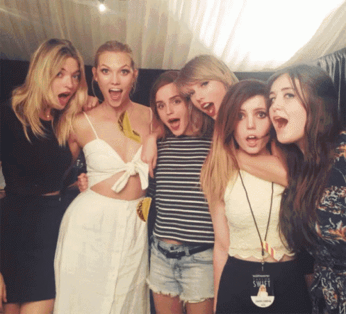 Taylor Swift And Friends GIF - Taylor Swift Squad Friends GIFs