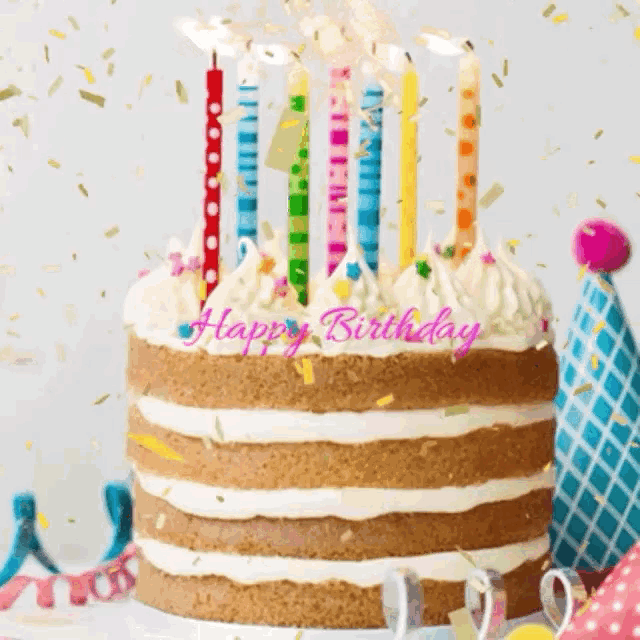 Birthday Cake Happy Birthday GIF - Birthday Cake Happy Birthday Birthday GIFs