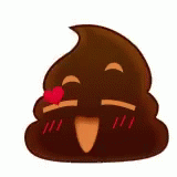 Poop Emoji In Love GIF - Poop Emoji In Love Heart GIFs