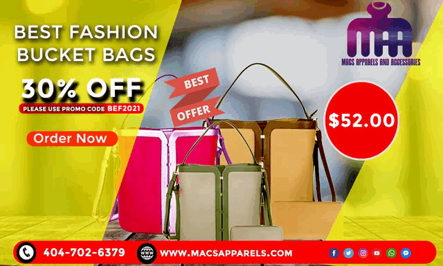 an advertisement for macs apparels and accessories offers a 30 % off coupon