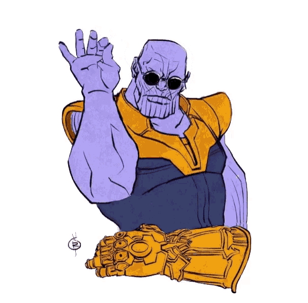 Thanos Infinity War GIF