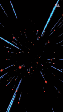 a woman with long hair is surrounded by sparks and hearts and says capcut