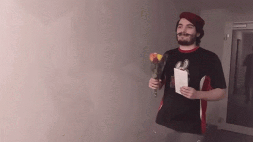 Holding A Flower Sk Gaming GIF - Holding A Flower Sk Gaming Flowers For You GIFs