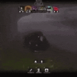 a close up of a person playing a video game on a computer screen .