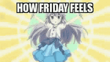 Friday Anime GIF - Friday Anime Thank God Its Friday GIFs