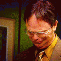 Dwight Shrute Happy Cry GIF - Dwight Shrute Happy Cry Happy Tears GIFs