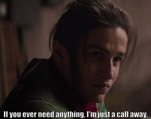 If You Ever Need Anything Im Just A Call Away GIF - If You Ever Need Anything Im Just A Call Away Aramis Knight GIFs
