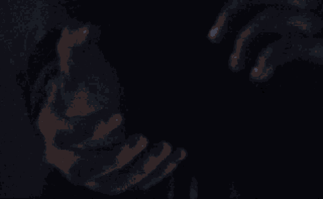 a blue lightning bolt is coming out of a person 's eye
